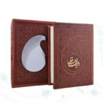 حافظ نیم جیبی چرم قابدار کشویی طرح اشک - Image 2